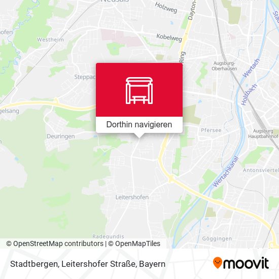 Stadtbergen, Leitershofer Straße Karte