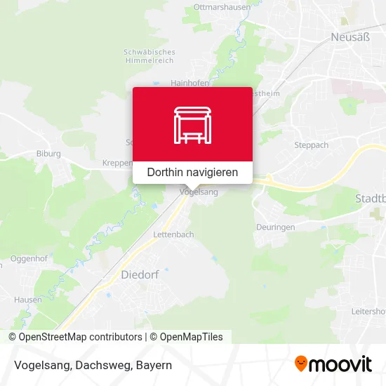 Vogelsang, Dachsweg Karte