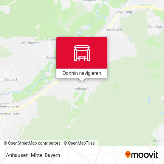 Anhausen, Mitte Karte