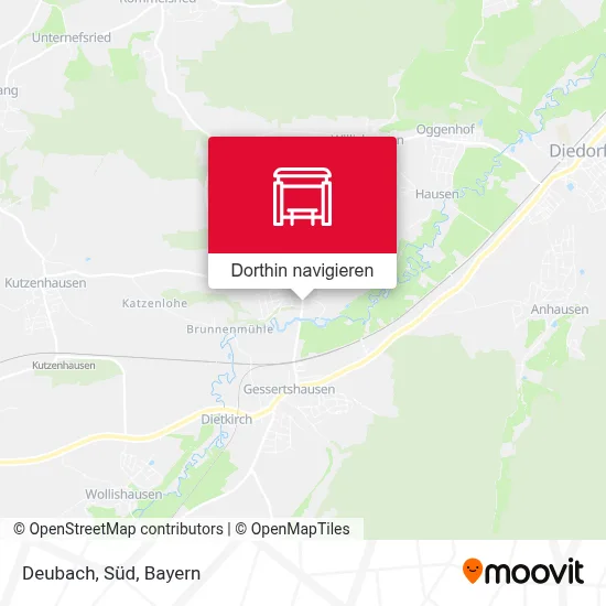 Deubach, Süd Karte