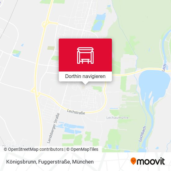 Königsbrunn, Fuggerstraße Karte