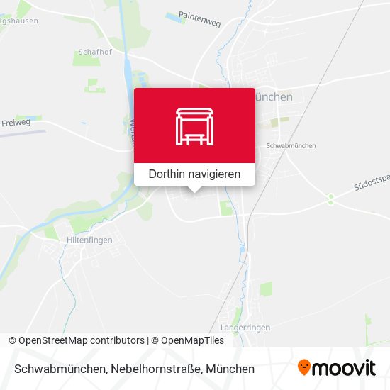 Schwabmünchen, Nebelhornstraße Karte