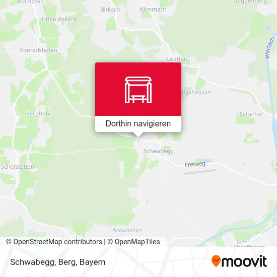 Schwabegg, Berg Karte