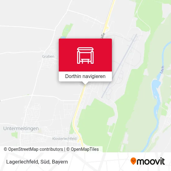 Lagerlechfeld, Süd Karte