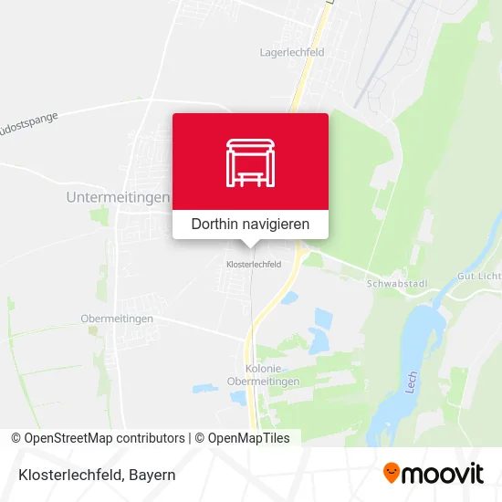 Klosterlechfeld Karte