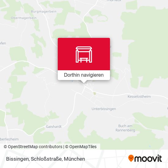 Bissingen, Schloßstraße Karte