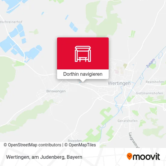 Wertingen, am Judenberg Karte