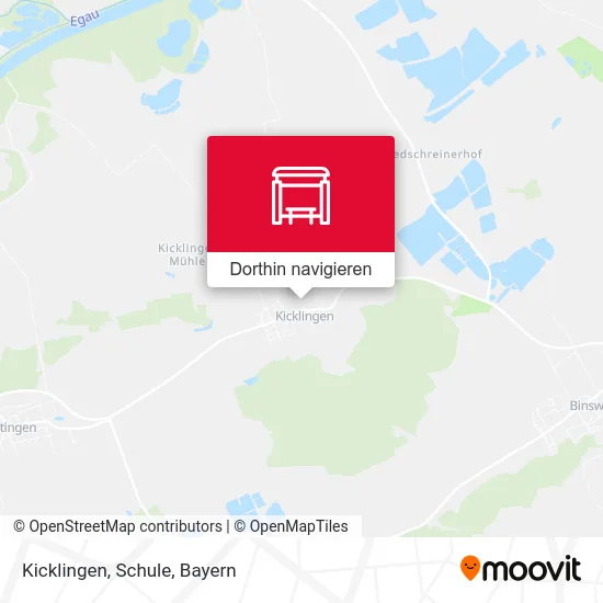 Kicklingen, Schule Karte