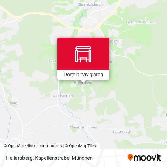 Hellersberg, Kapellenstraße Karte