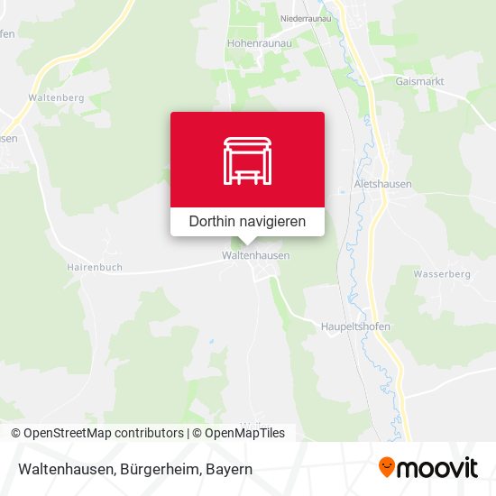 Waltenhausen, Bürgerheim Karte
