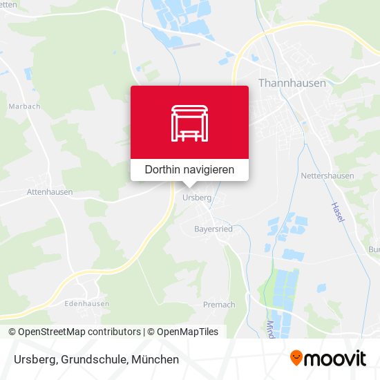 Ursberg, Grundschule Karte