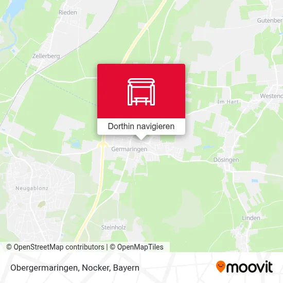 Obergermaringen, Nocker Karte
