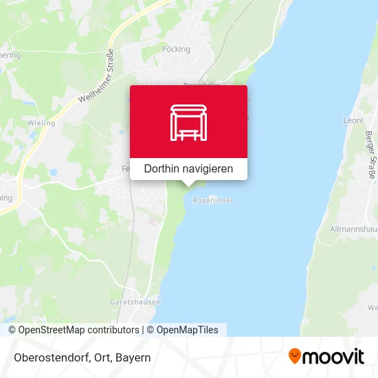 Oberostendorf, Ort Karte