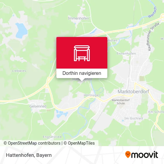Hattenhofen Karte