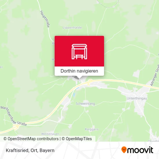 Kraftisried, Ort Karte