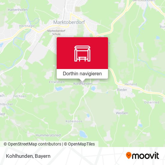 Kohlhunden Karte