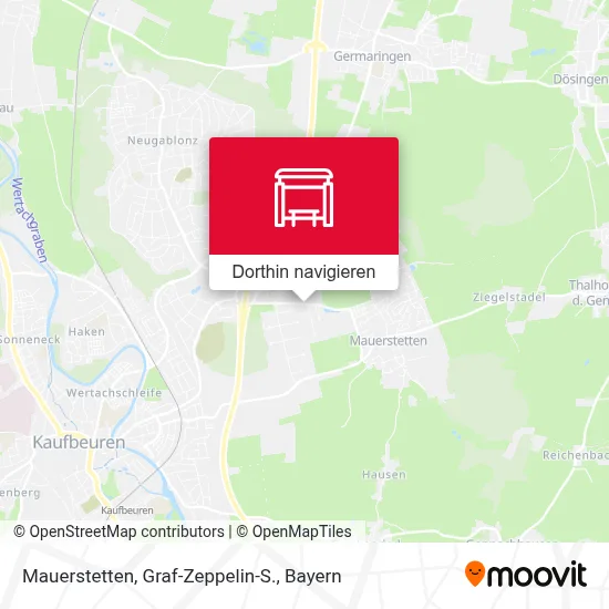 Mauerstetten, Graf-Zeppelin-S. Karte