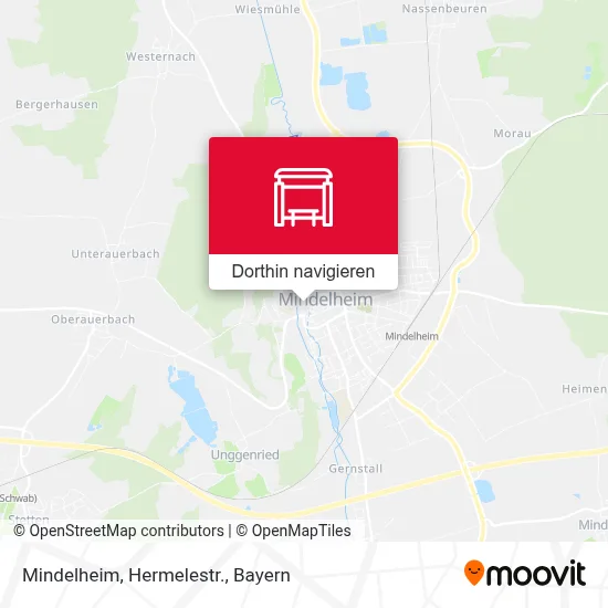 Mindelheim, Hermelestr. Karte