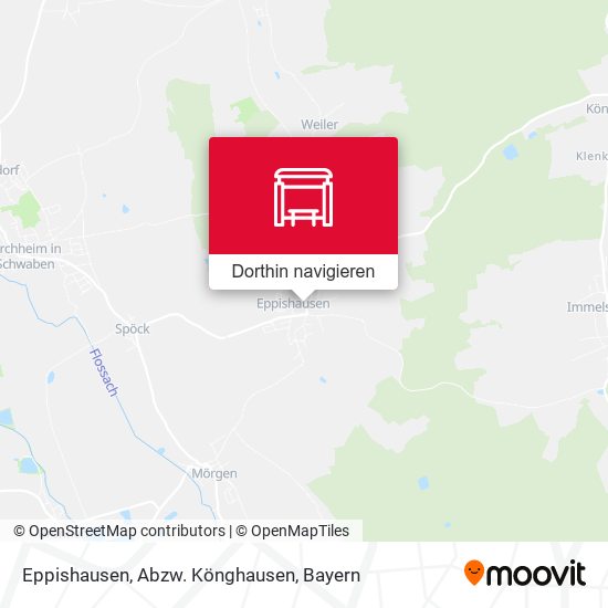 Eppishausen, Abzw. Könghausen Karte