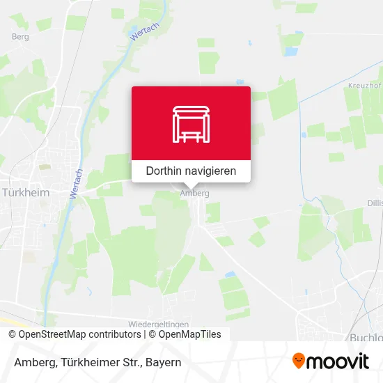 Amberg, Türkheimer Str. Karte