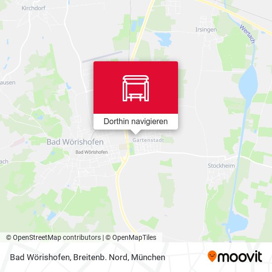 Bad Wörishofen, Breitenb. Nord Karte