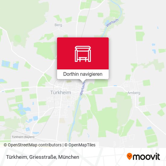 Türkheim, Griesstraße Karte