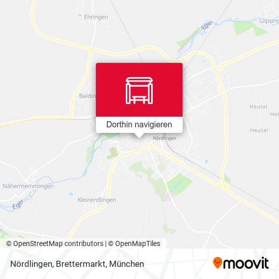 Nördlingen, Brettermarkt Karte