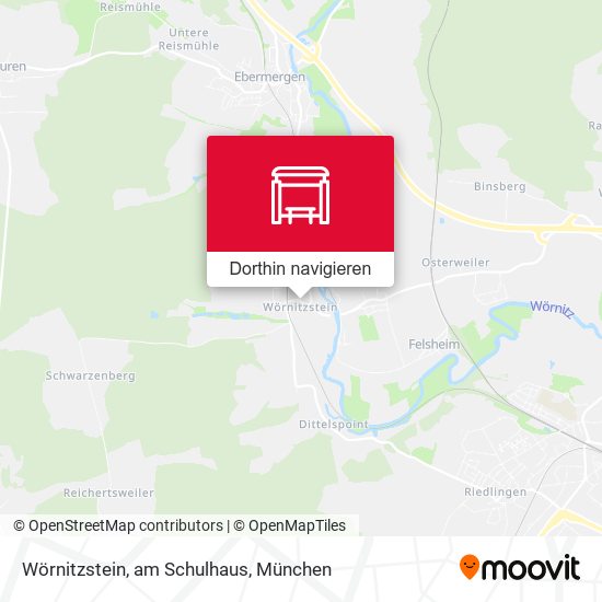 Wörnitzstein, am Schulhaus Karte