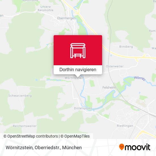Wörnitzstein, Oberriedstr. Karte