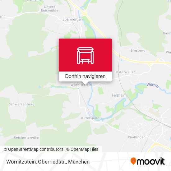 Wörnitzstein, Oberriedstr. Karte