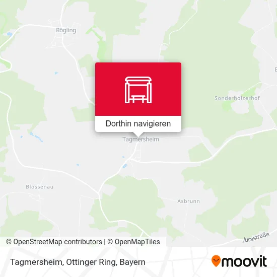 Tagmersheim, Ottinger Ring Karte
