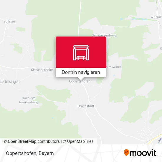 Oppertshofen Karte