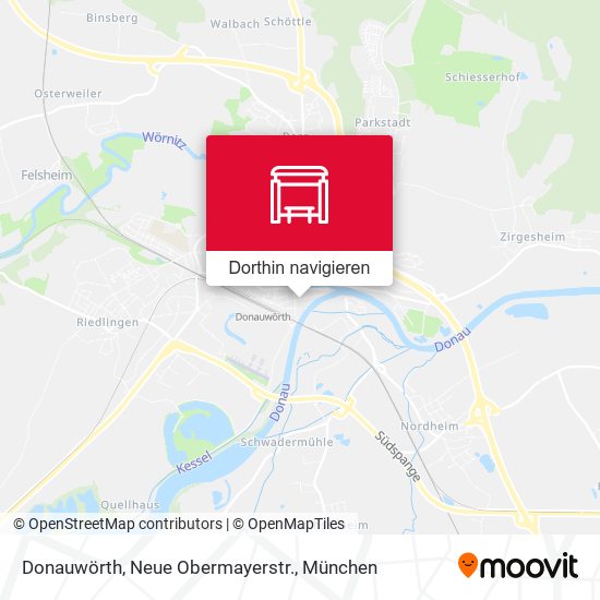 Donauwörth, Neue Obermayerstr. Karte