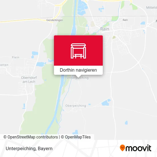 Unterpeiching Karte