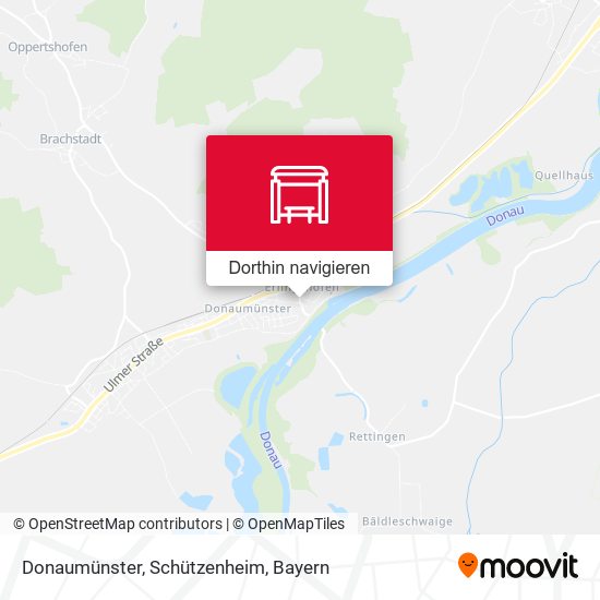 Donaumünster, Schützenheim Karte