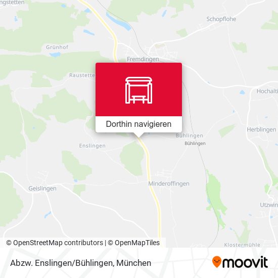 Abzw. Enslingen/Bühlingen Karte