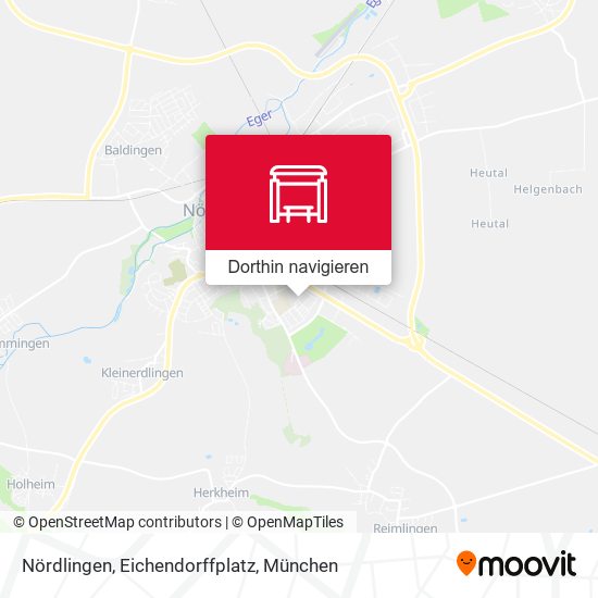 Nördlingen, Eichendorffplatz Karte