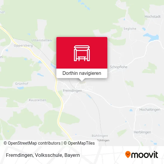 Fremdingen, Volksschule Karte
