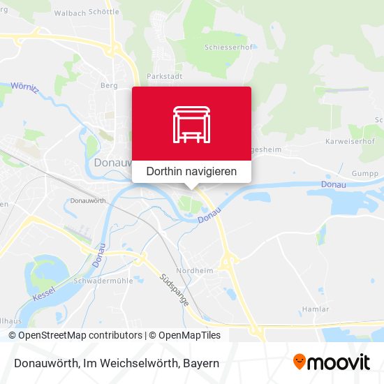 Donauwörth, Im Weichselwörth Karte