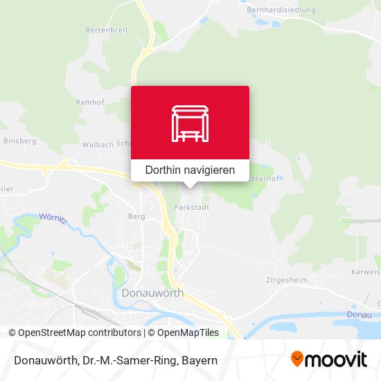 Donauwörth, Dr.-M.-Samer-Ring Karte