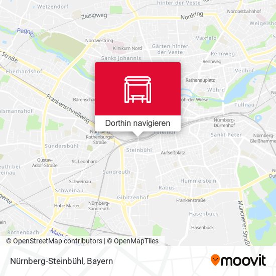 Nürnberg-Steinbühl Karte