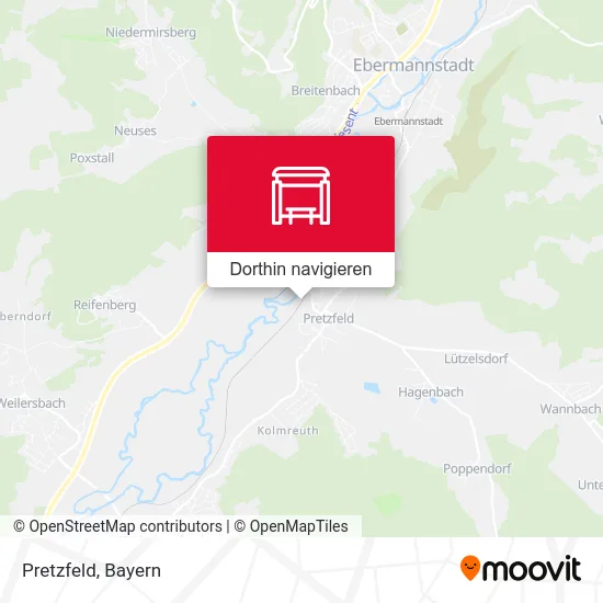 Pretzfeld Karte