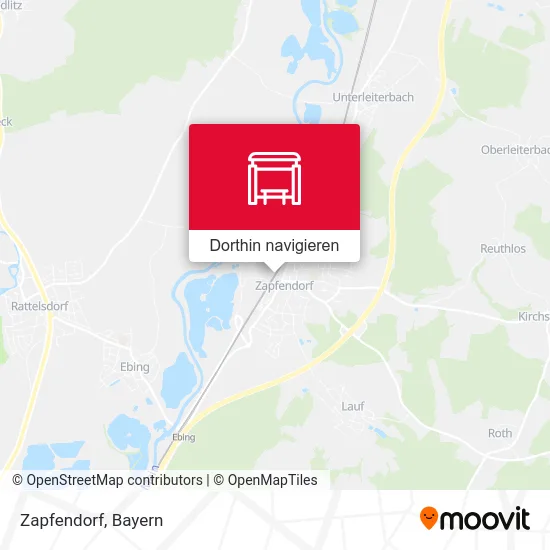 Zapfendorf Karte
