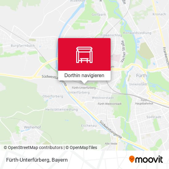 Fürth-Unterfürberg Karte