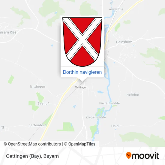 Oettingen (Bay) Karte