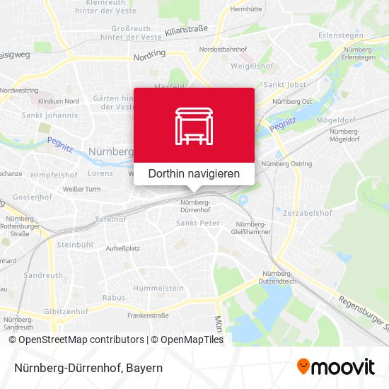 Nürnberg-Dürrenhof Karte