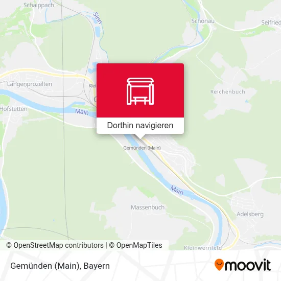 Gemünden (Main) Karte
