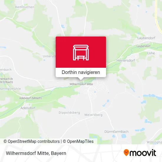 Wilhermsdorf Mitte Karte