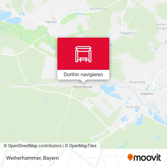 Weiherhammer Karte