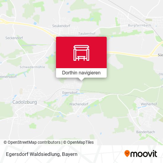 Egersdorf Waldsiedlung Karte